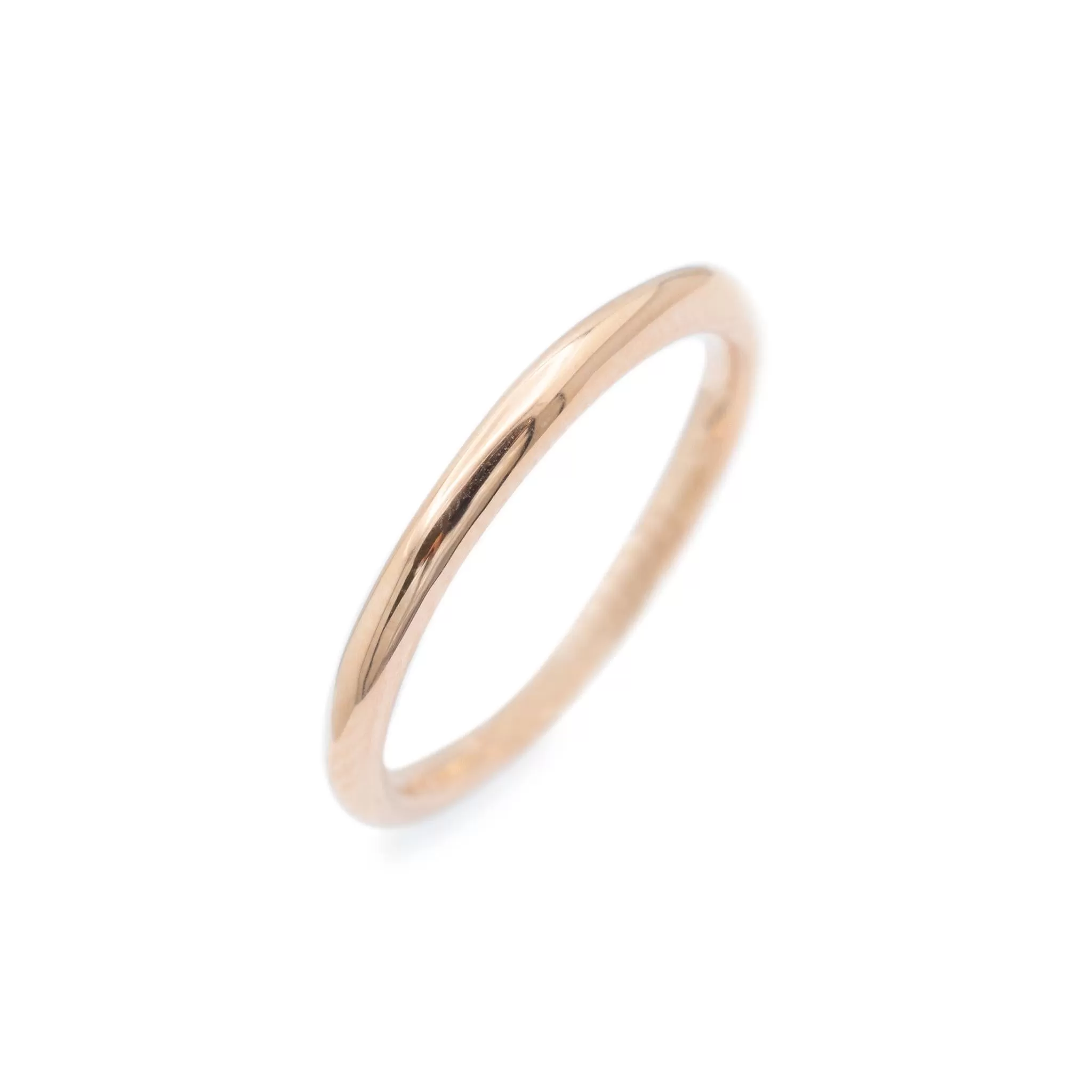 10K Rose Gold Wedding Band Ring