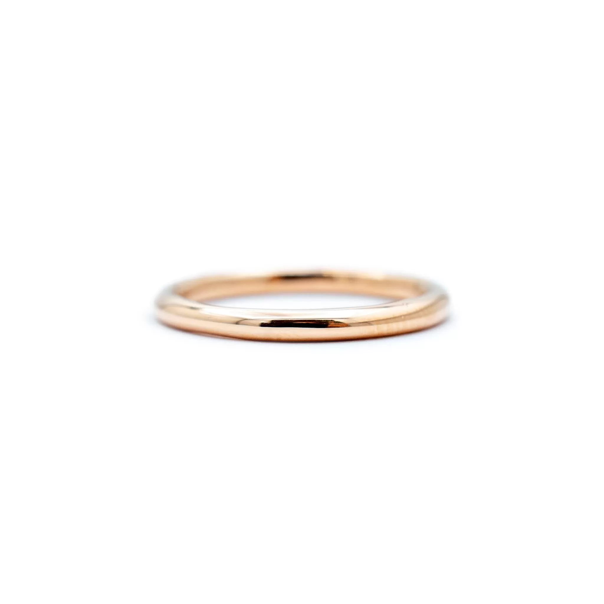 10K Rose Gold Wedding Band Ring