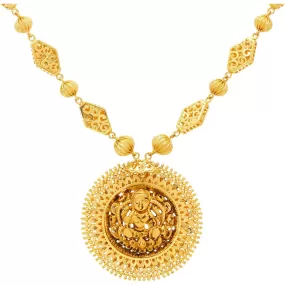 22K Gold Priya Temple Necklace