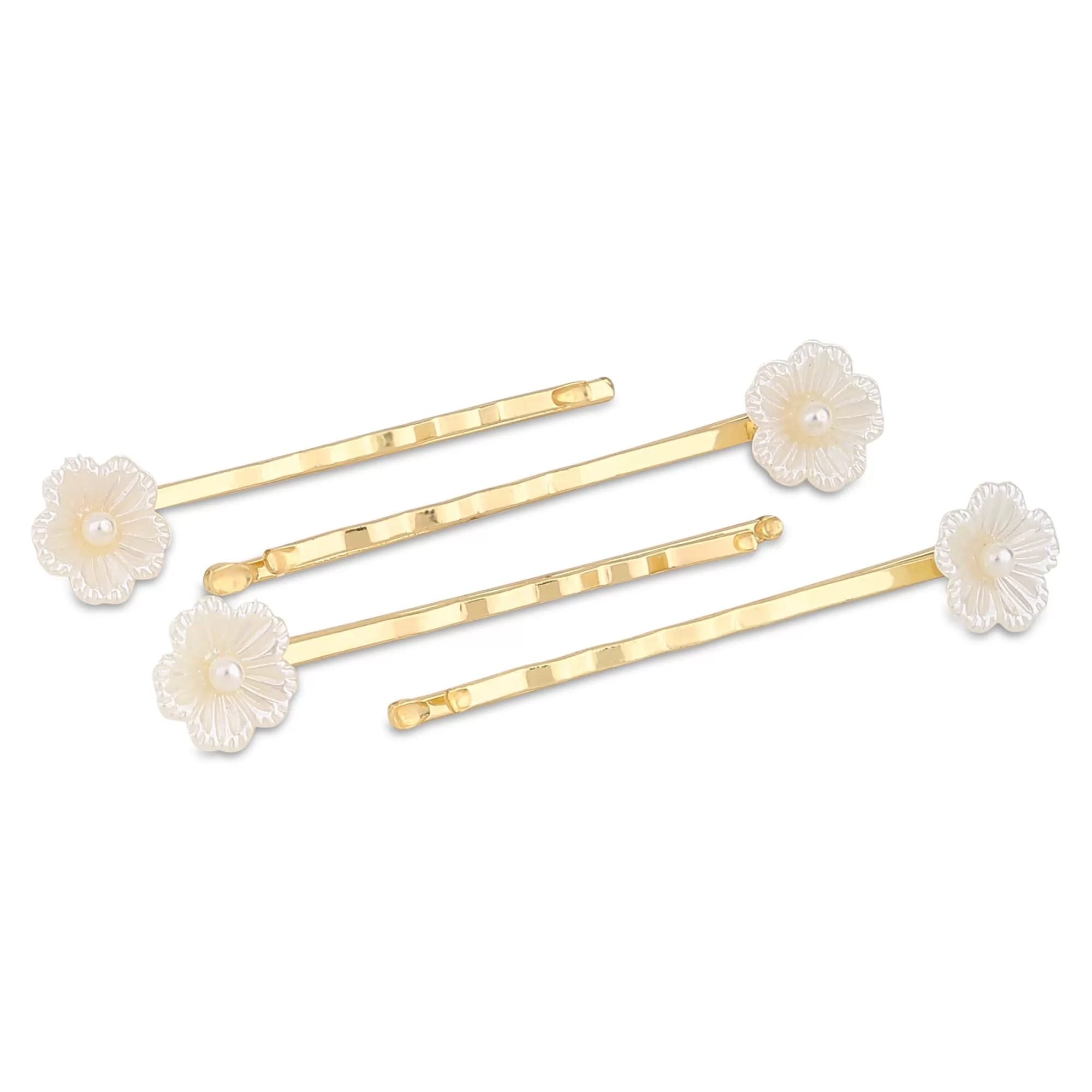 Accessorize London Women's Pearl 4 Pearl Flower Hair Slides