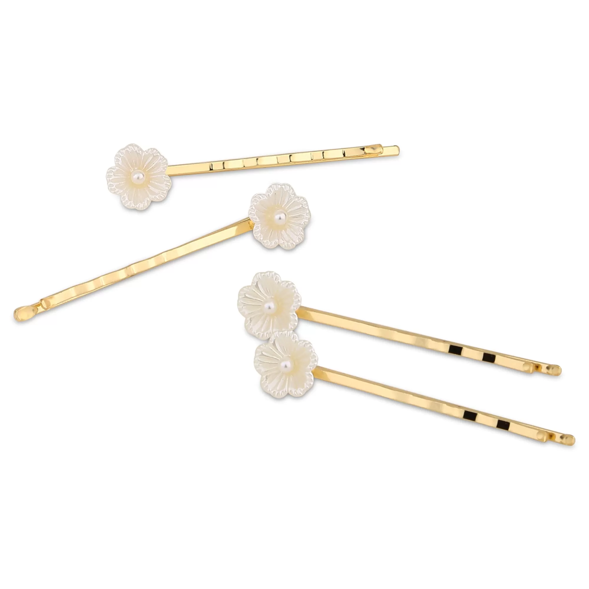 Accessorize London Women's Pearl 4 Pearl Flower Hair Slides