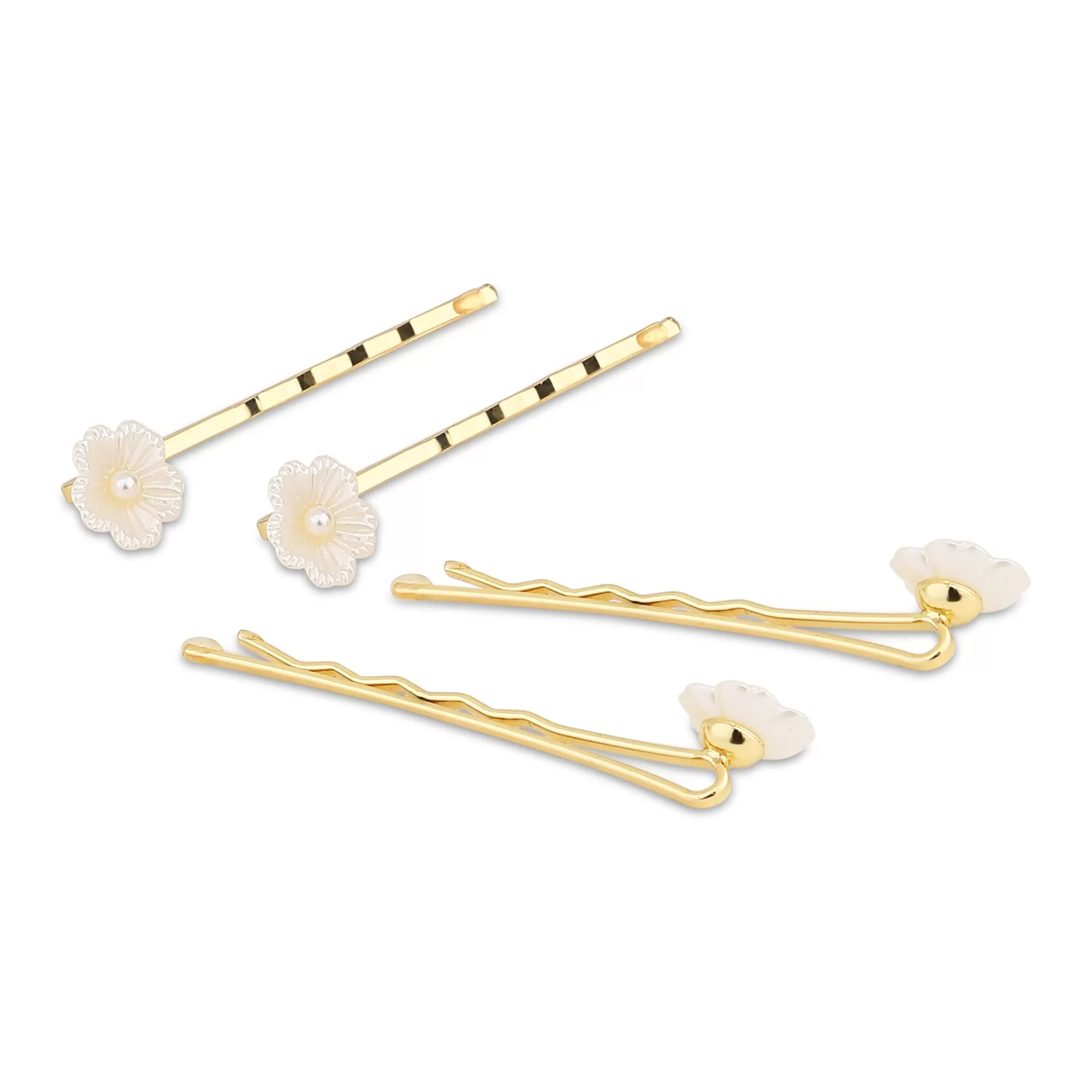 Accessorize London Women's Pearl 4 Pearl Flower Hair Slides