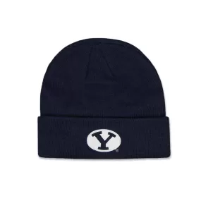 adidas - Kids' (Junior) Brigham Young Cougars Basic Knit Beanie (R48D7P94)