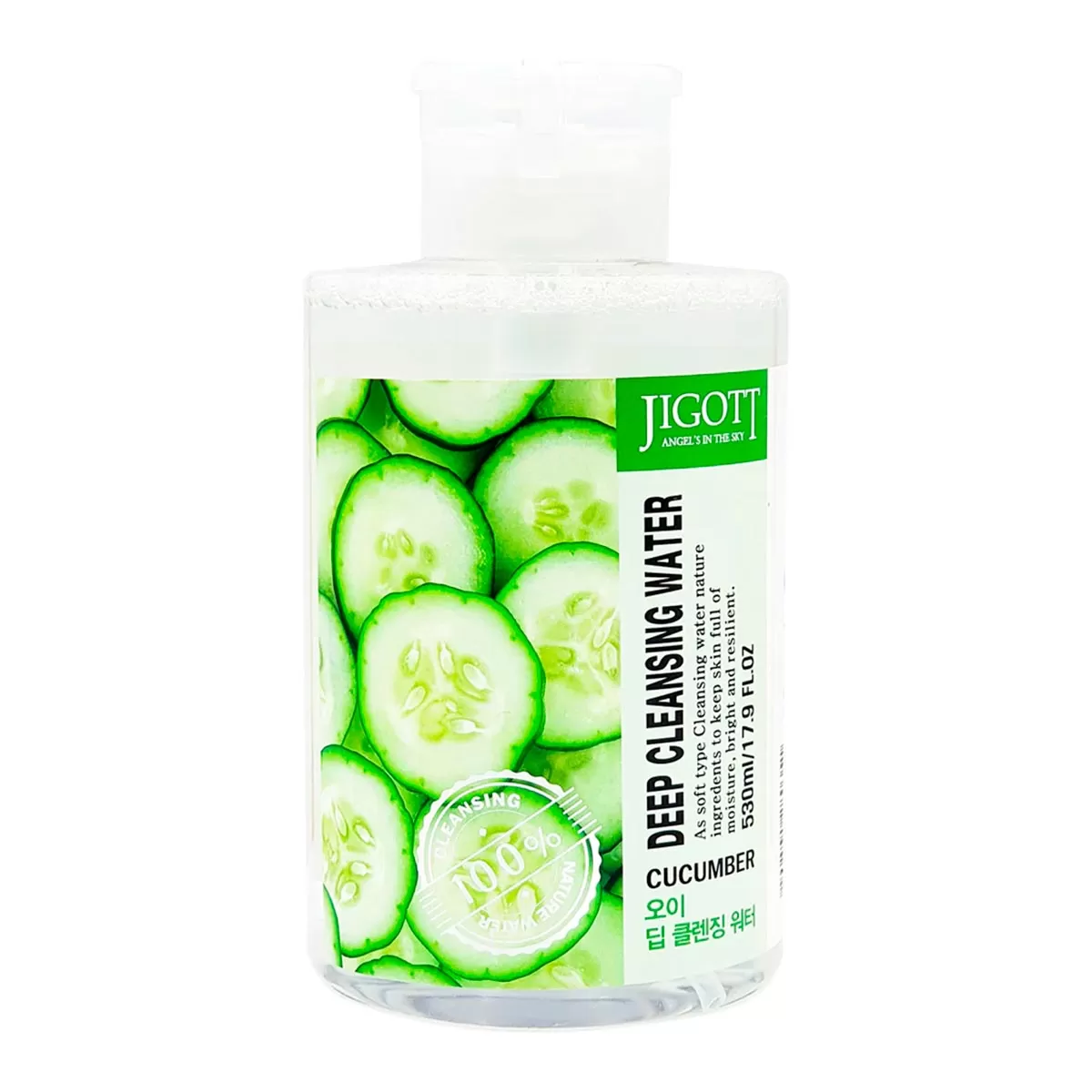 Agua micelar Jigott Cucumber Deep Cleansing Water 530ml