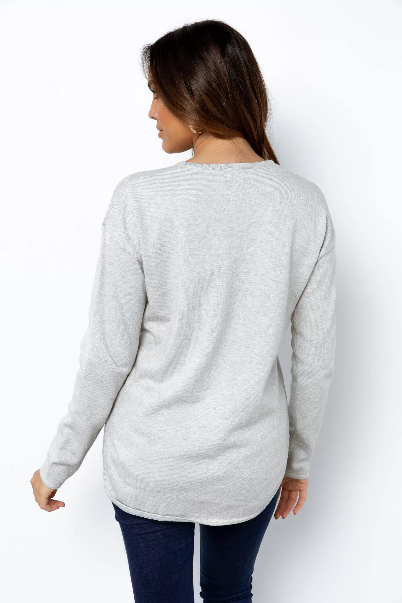 Amera Knit Top - Grey