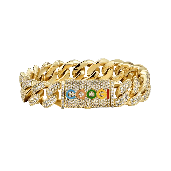 APORRO X COOGI 12mm 18K Gold “BASIC” Cuban Bracelet