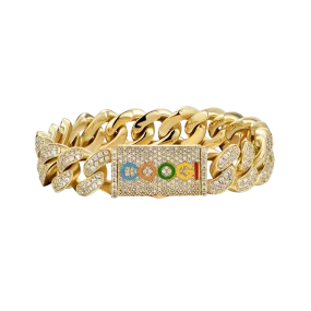 APORRO X COOGI 12mm 18K Gold “BASIC” Cuban Bracelet