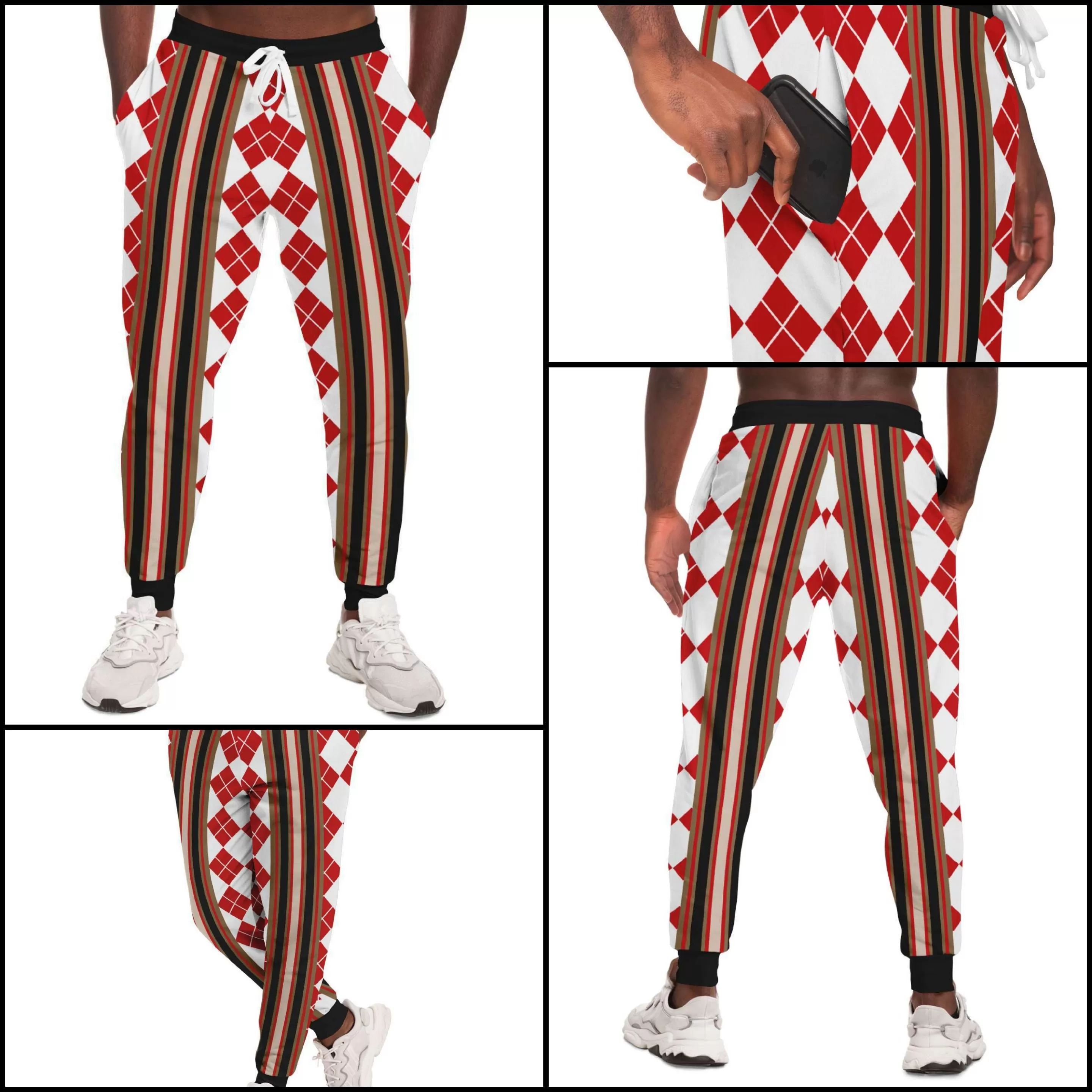 Argyle Me Unisex Fleece Joggers