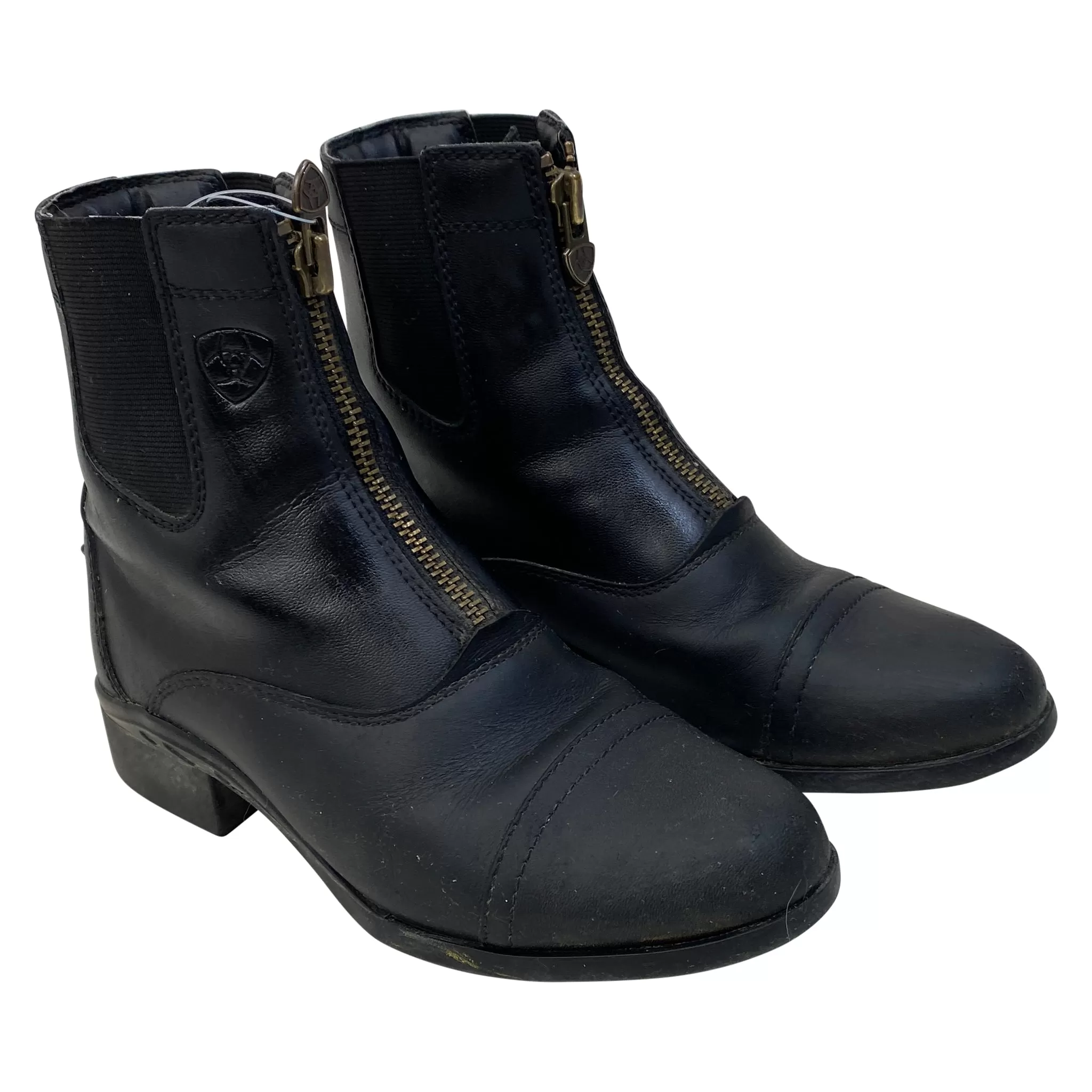 Ariat 'Scout Zip' Paddock Boots in Black - Women's 5.5