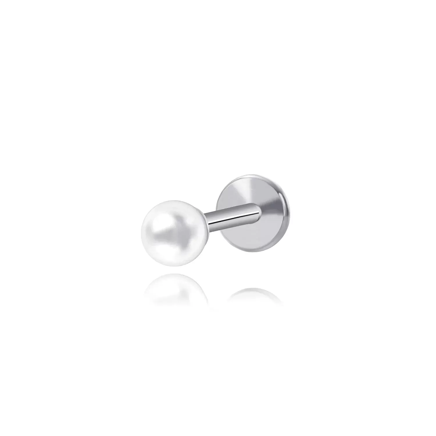 Baby Pearl Flat Back Piercing (18G)