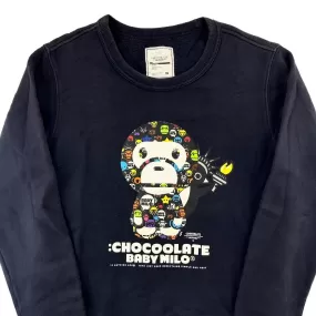 Bape baby Milo chocolate jumper sweatshirt size XS