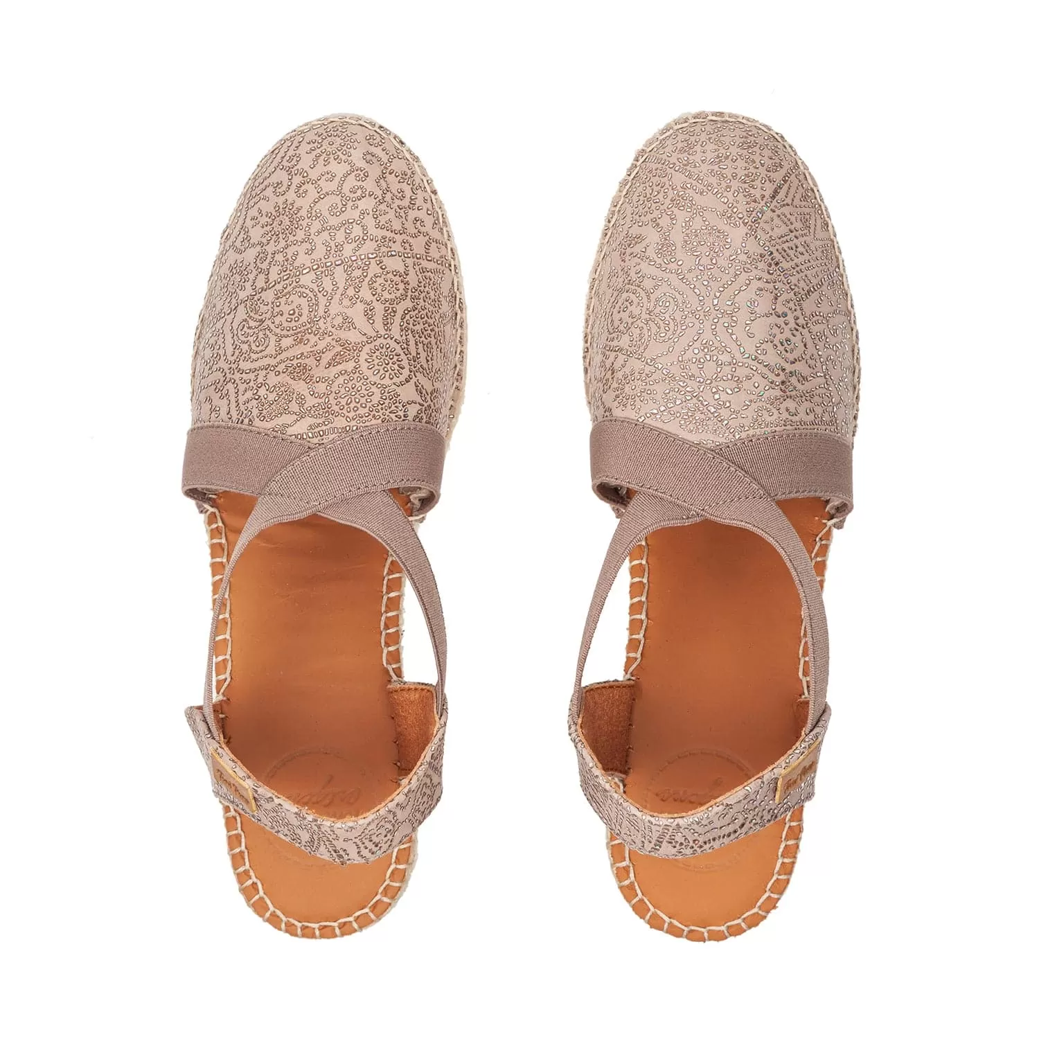 Basic Cotton Blend Wedge Espadrillel for Women - Terra-FR