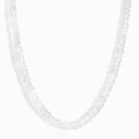 Beads Necklace - Moonstone