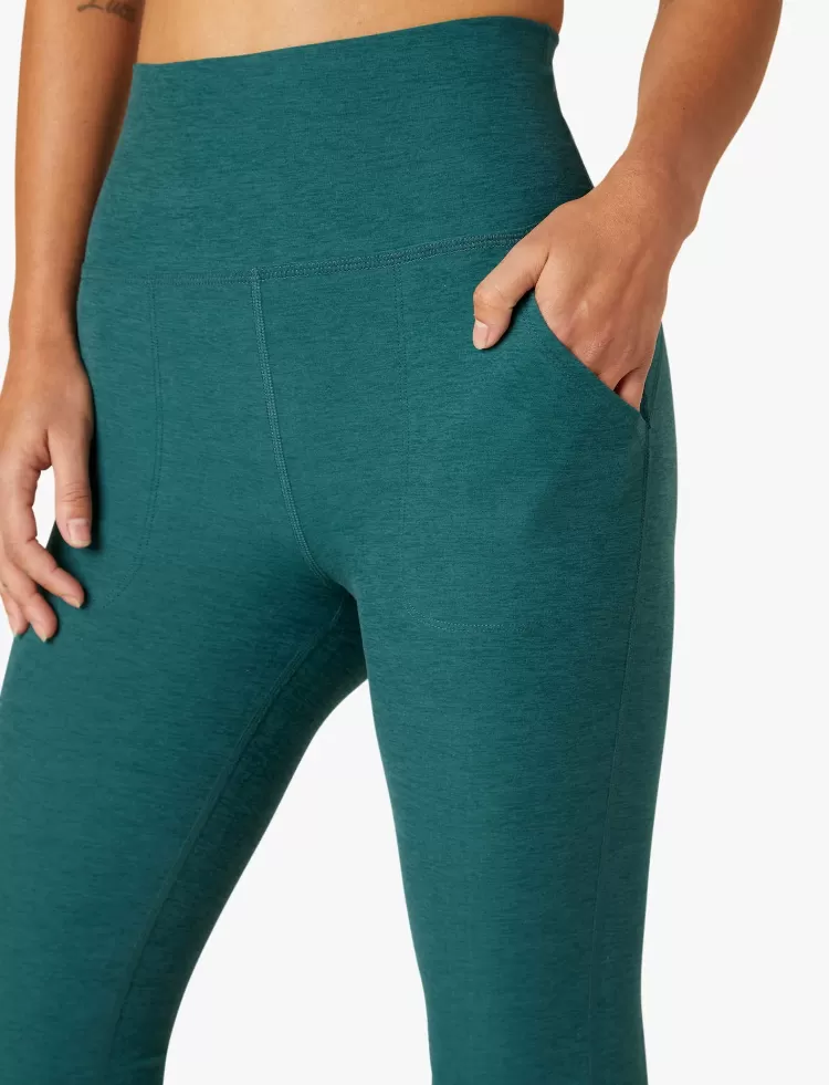 Beyond Yoga High Waisted All Day Flare Pant - Deep Sea Heather