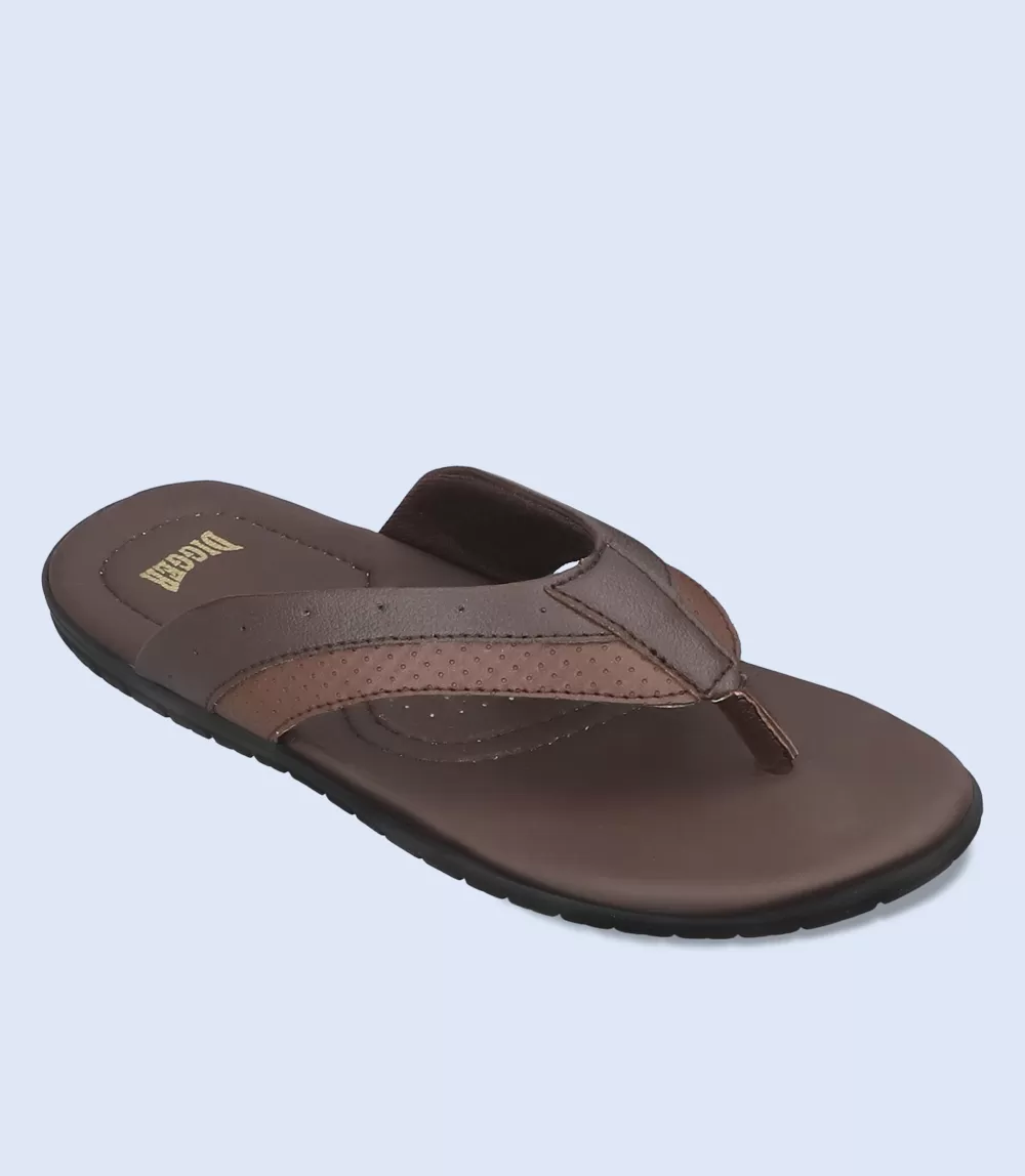 BM5558-CHOCO-Men Casual Chappal