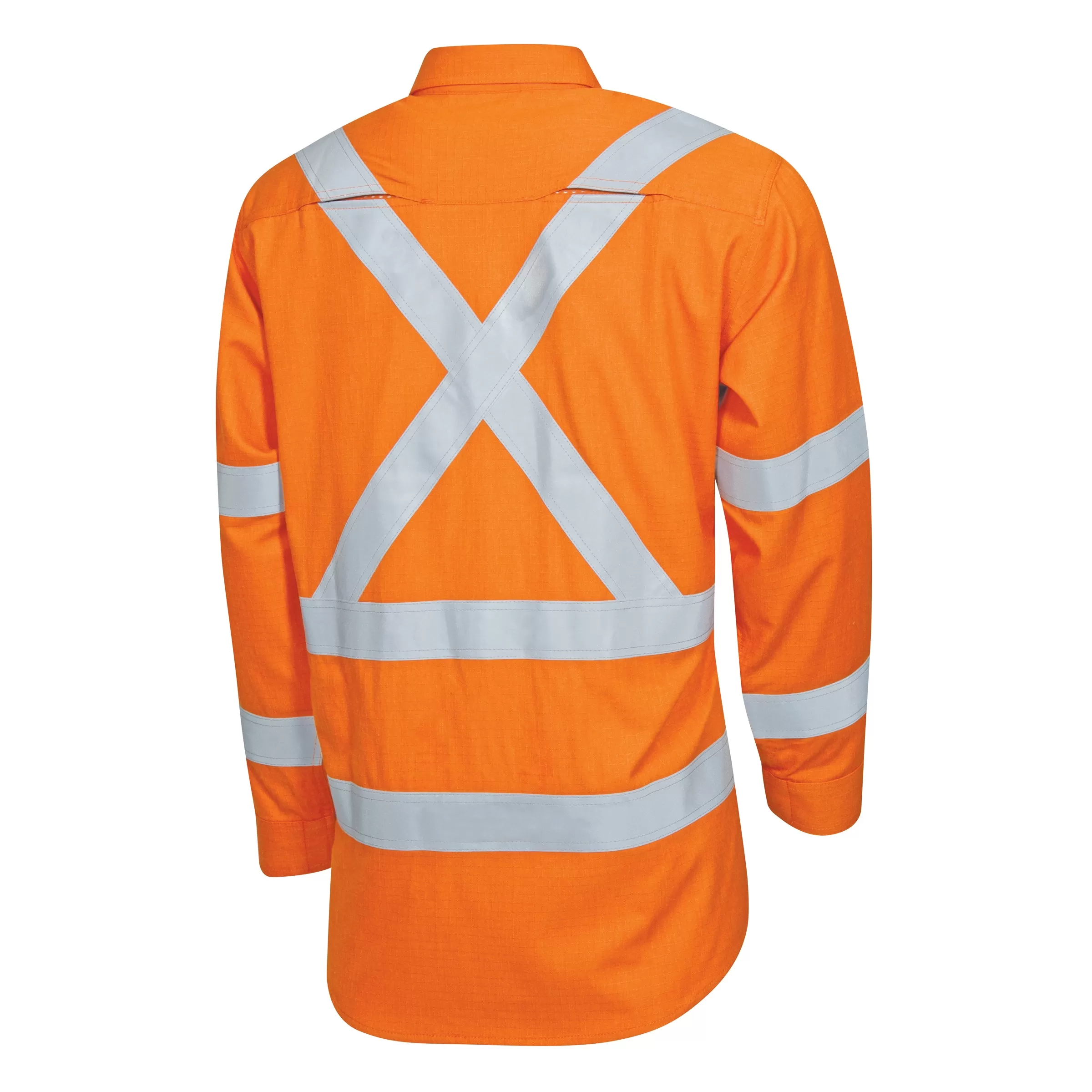 Bool Shirt Parvotex® Inherent Fire Retardant Hi Vis L/S c/w Loxy® FR Tape HRC1  BW1500T5