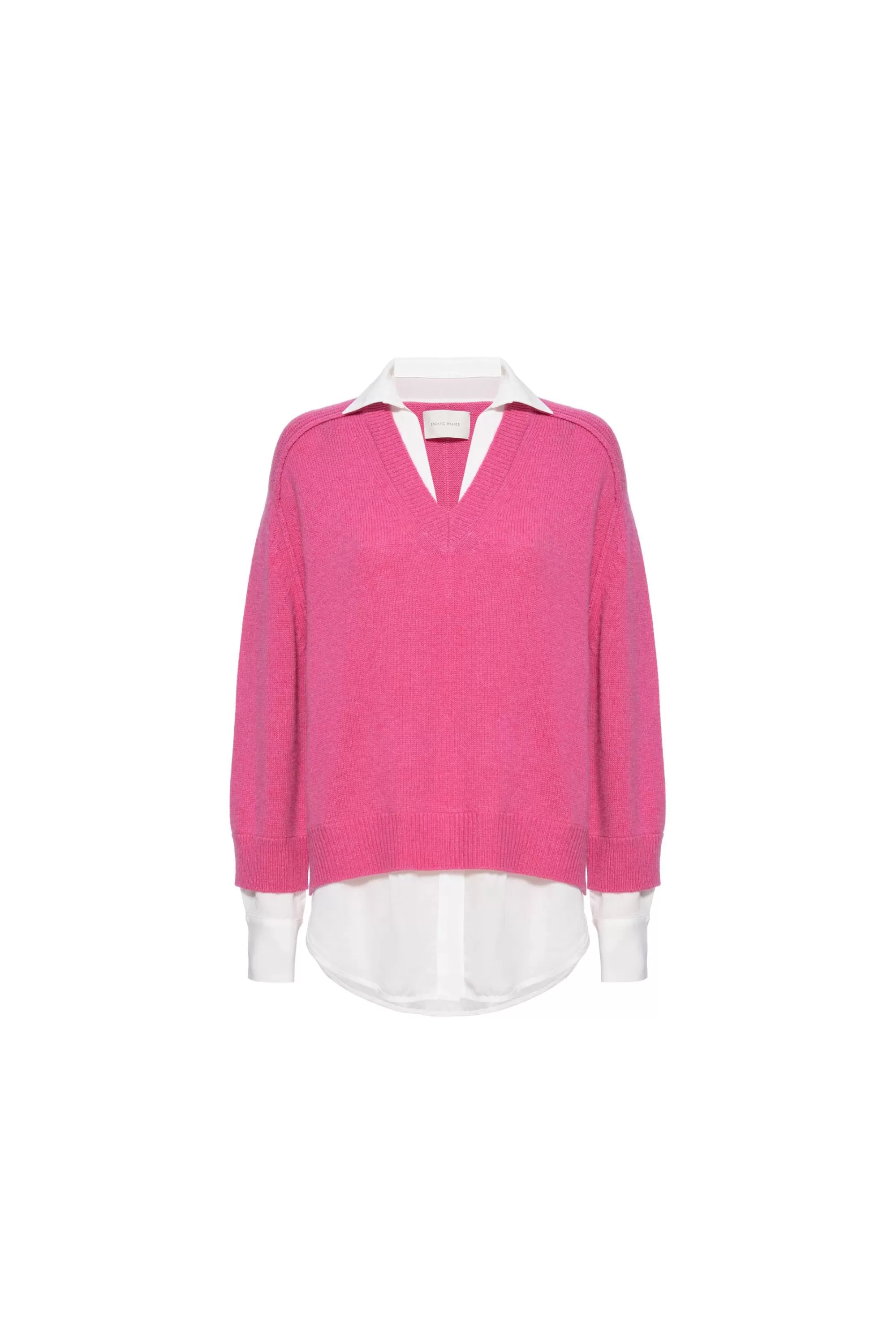 Brochu Walker Vneck Layered Pullover