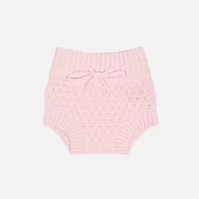 Bubble Knit Bloomers - Ballerina Pink