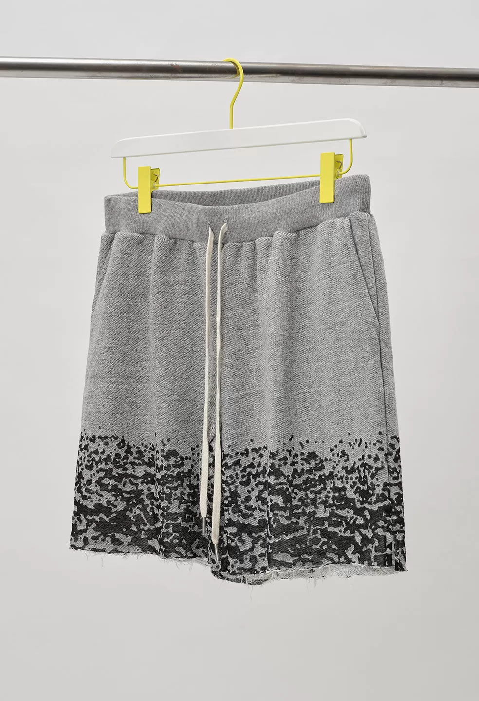 Burn Out Shorts / Grey