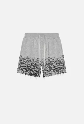 Burn Out Shorts / Grey