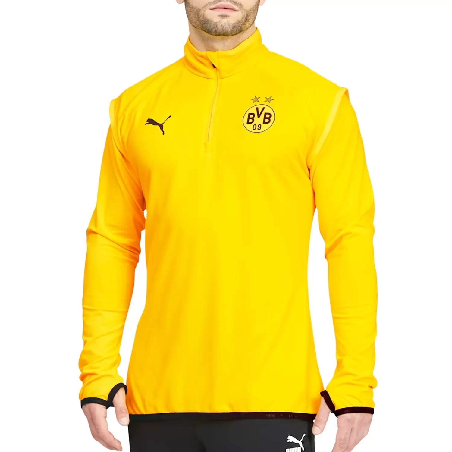 BVB Borussia Dortmund warm-up training sweat top 2021 - Puma