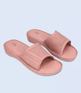 BW7533-TEA PINK-Women Comfort Chappal