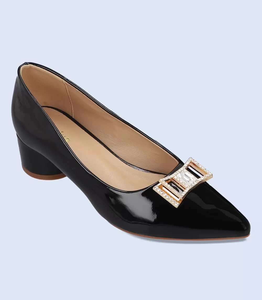 BW8625-BLACK-Women Casual Court Shoes