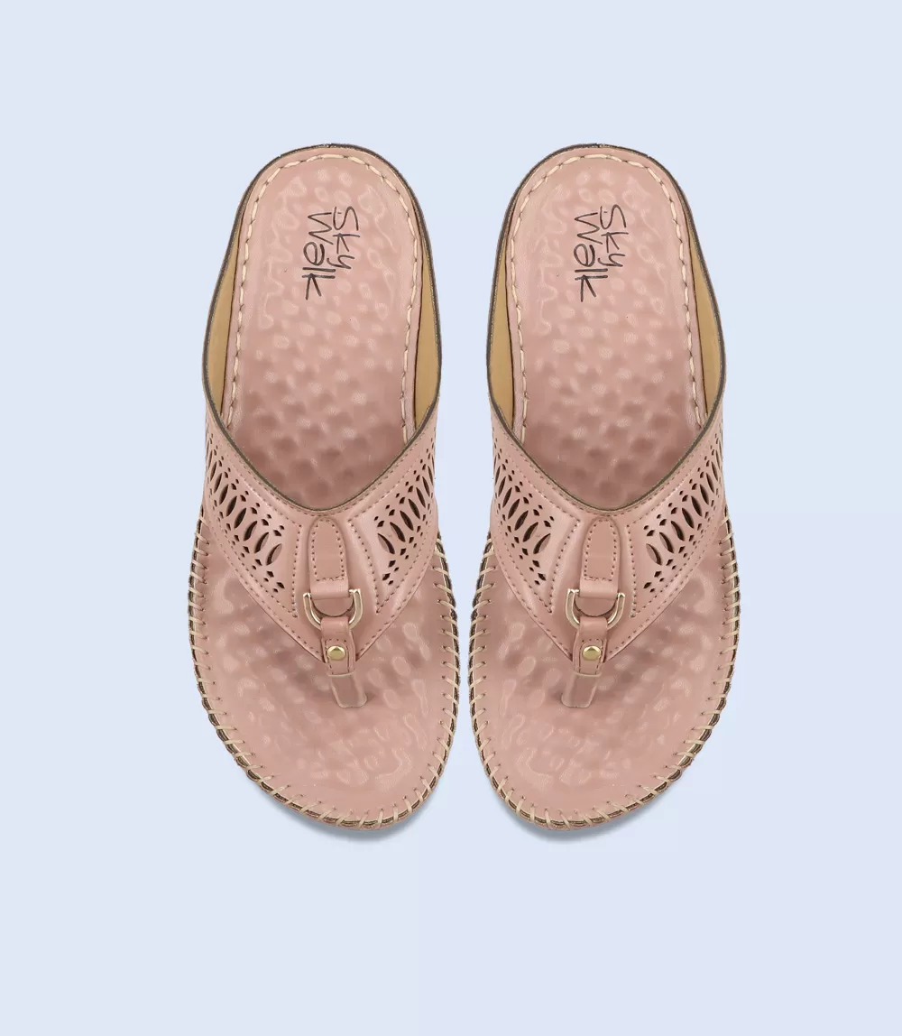 BW9852-PINK-Women Comfort Chappal