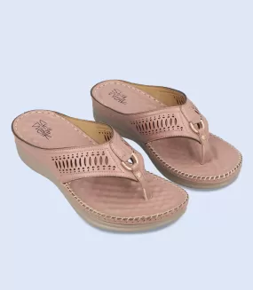 BW9852-PINK-Women Comfort Chappal