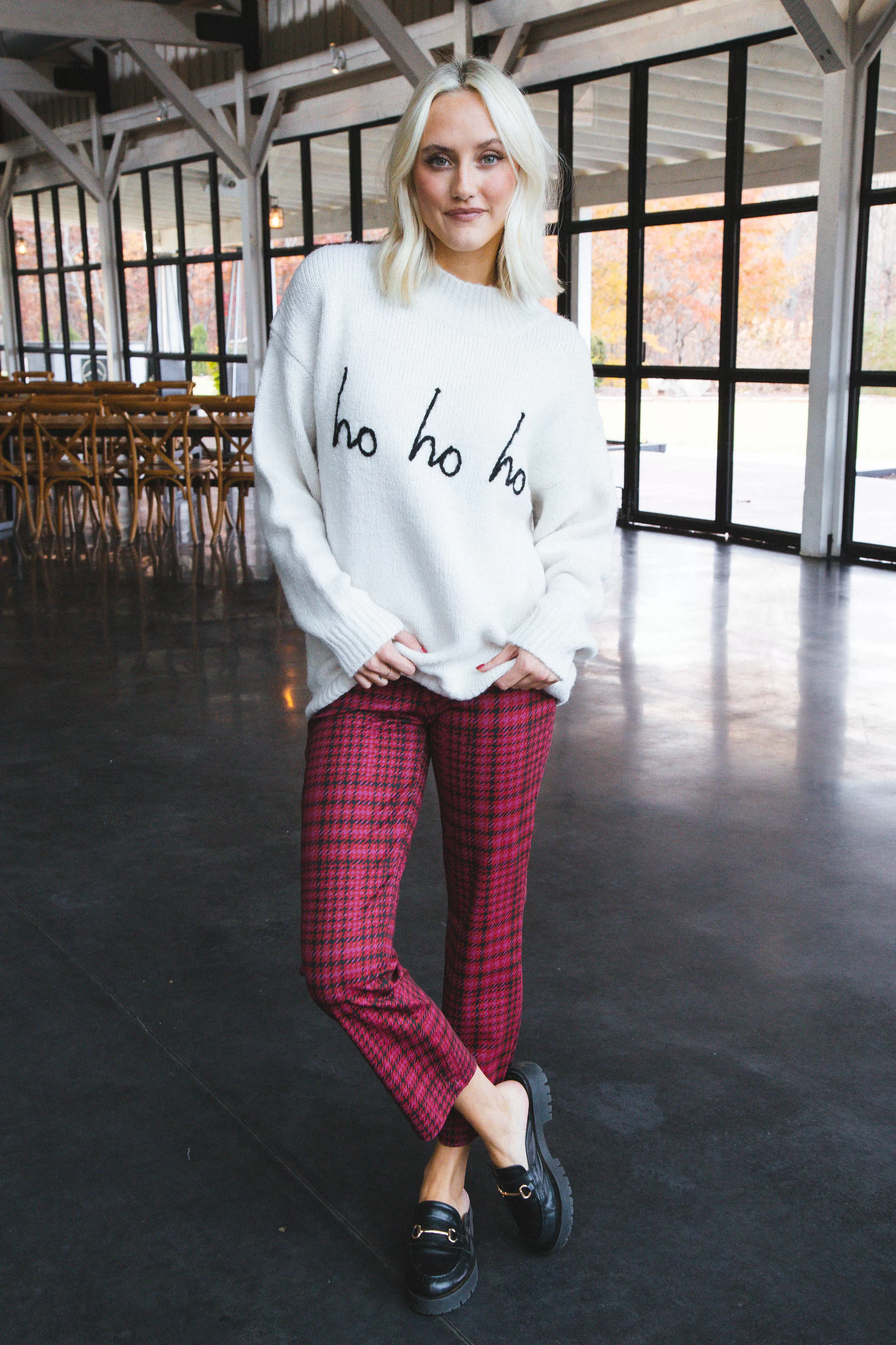 Carnaby Kick Crop Plaid Pant, Pink Glee | Sanctuary