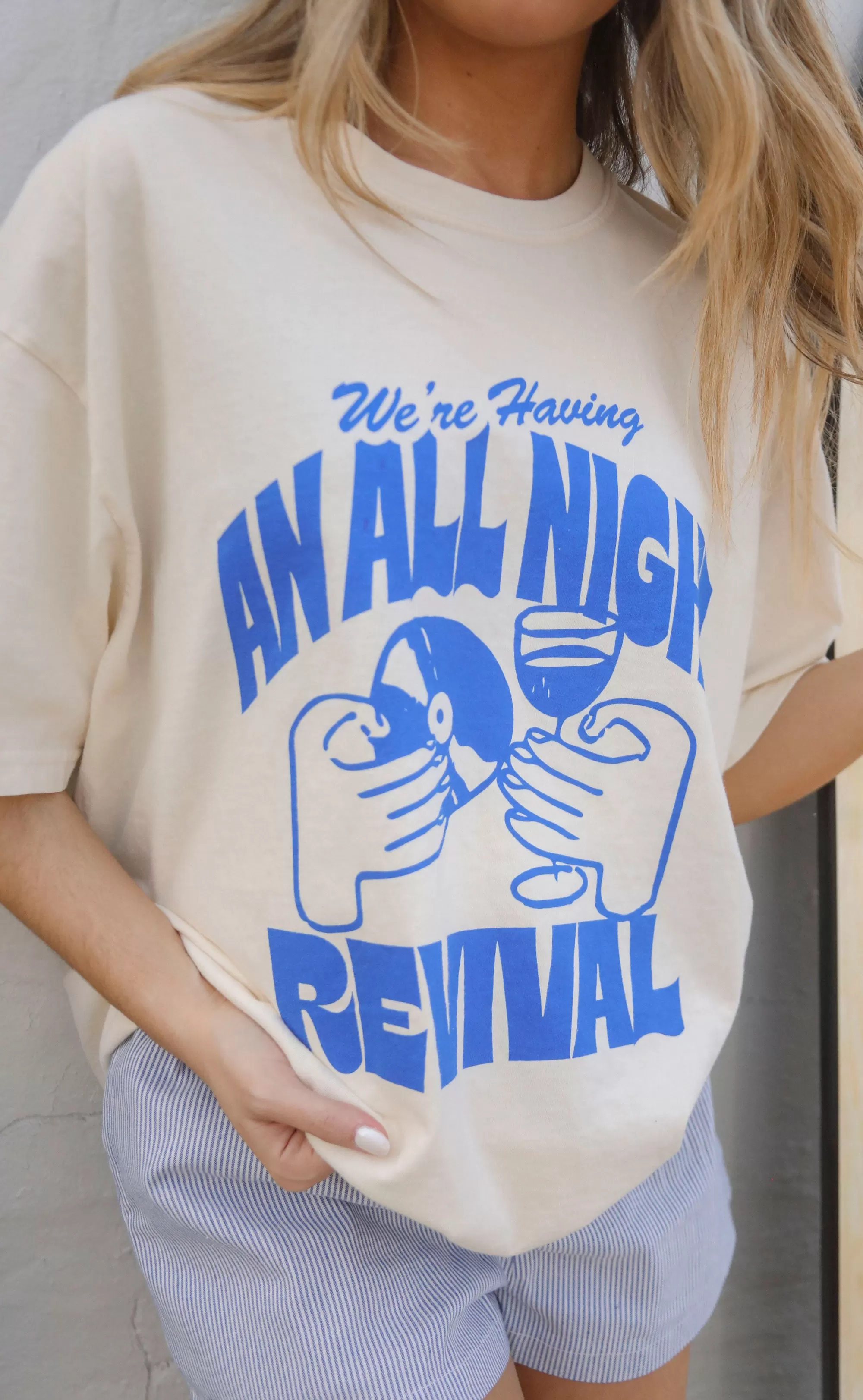 charlie southern: all night revival t shirt