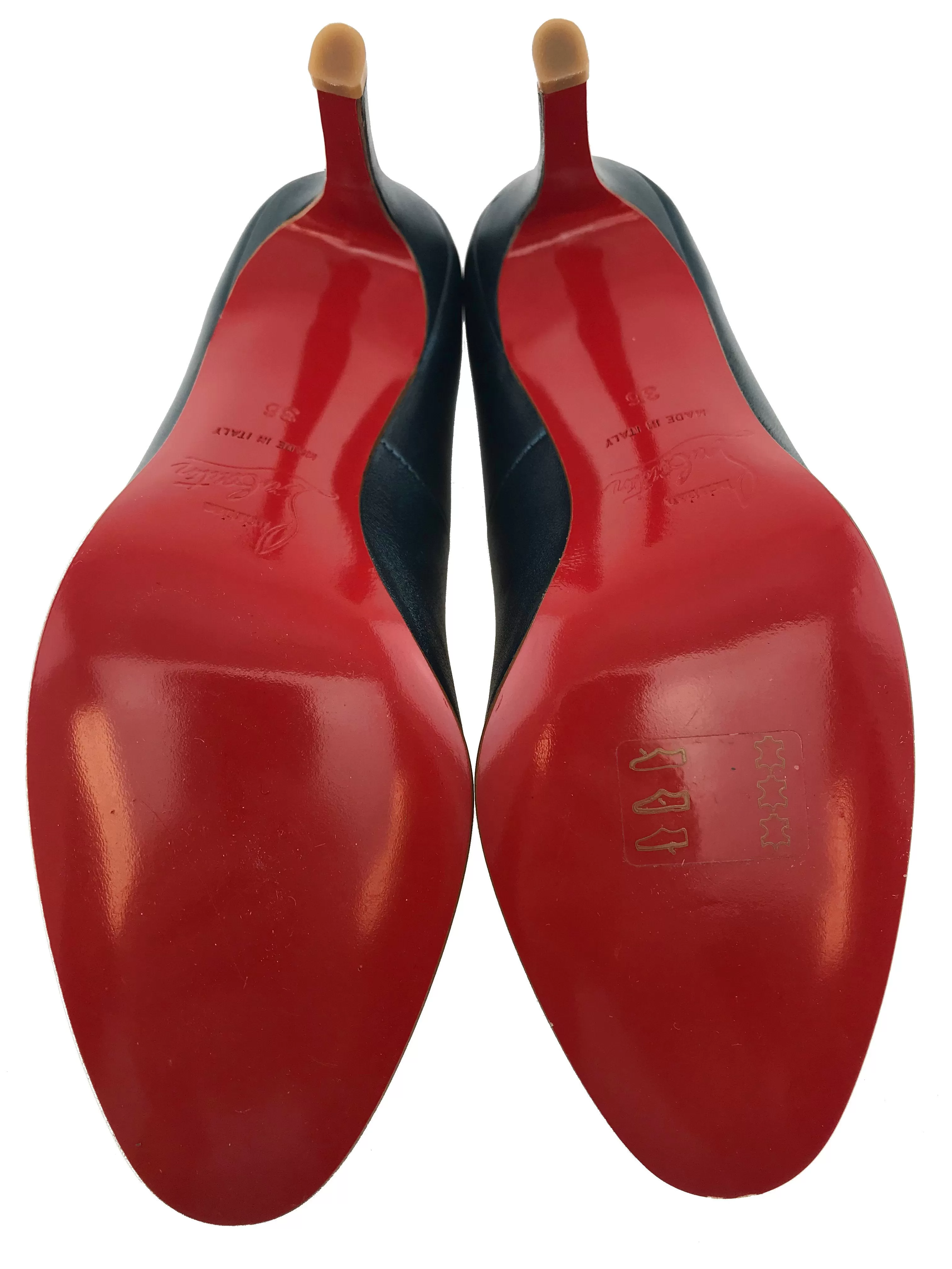 Christian Louboutin Simple 100 Nappa Laminato Pumps Size 6