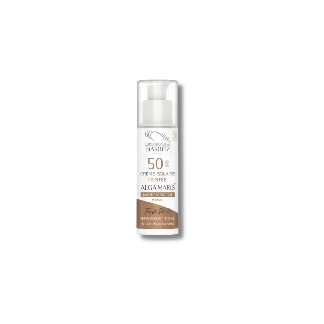 Crema Solar Facial con Color SPF50