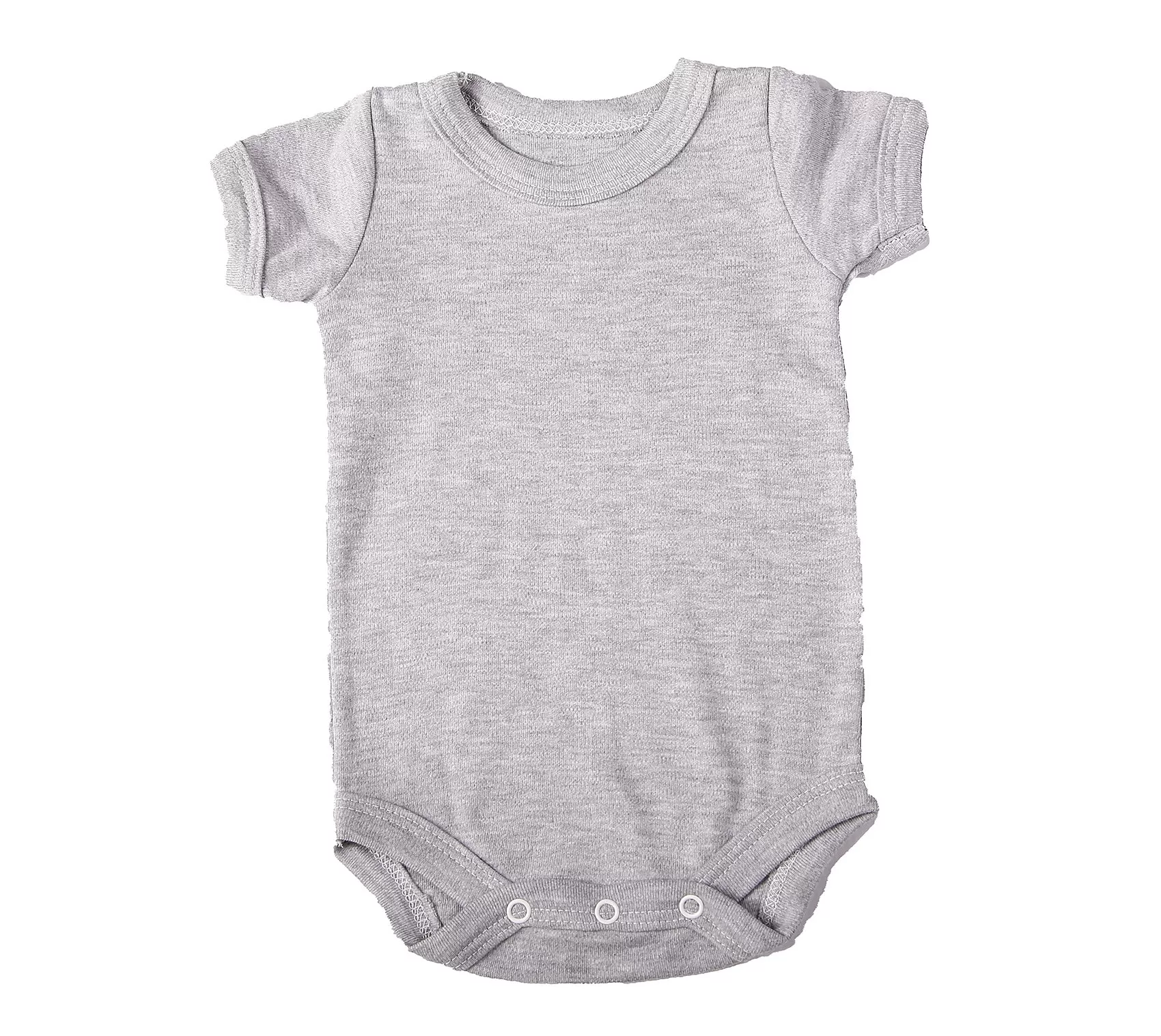 Crew neck baby onesie short sleeve