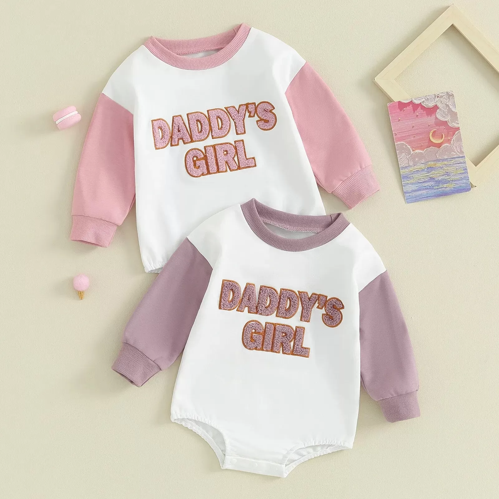 DADDY'S GIRL Sporty Long-Sleeve