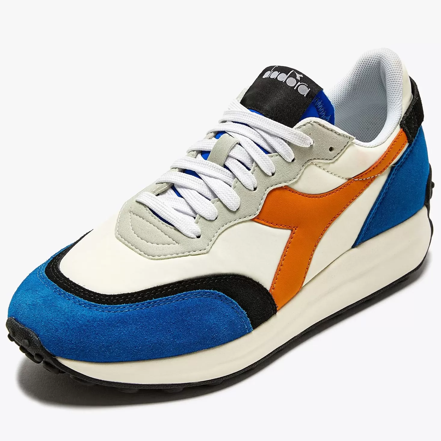 Diadora Race NYL Trainers White/Blue