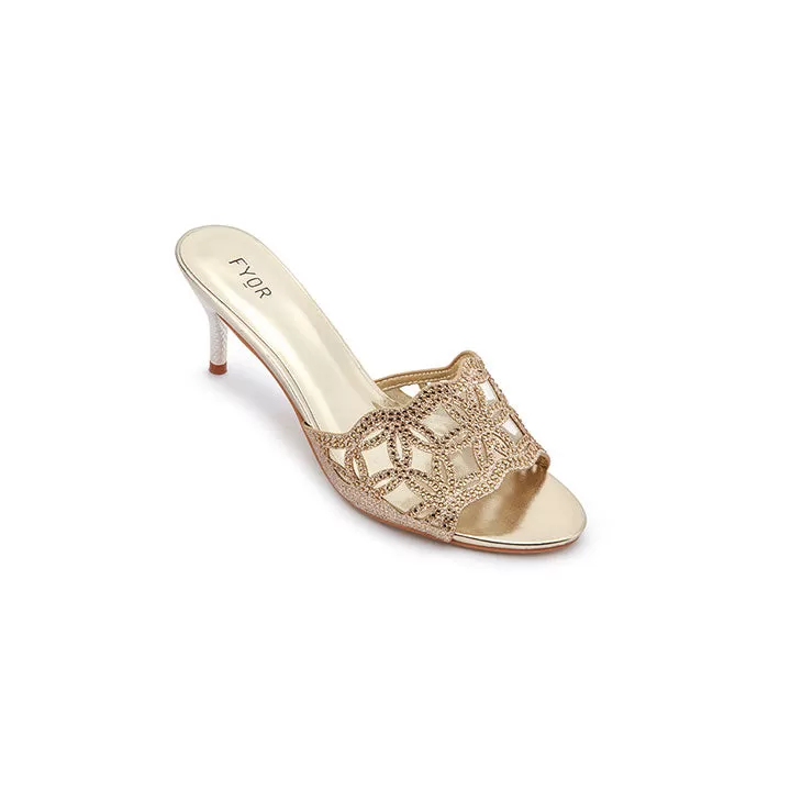 Embellished Stiletto Mule HL 22