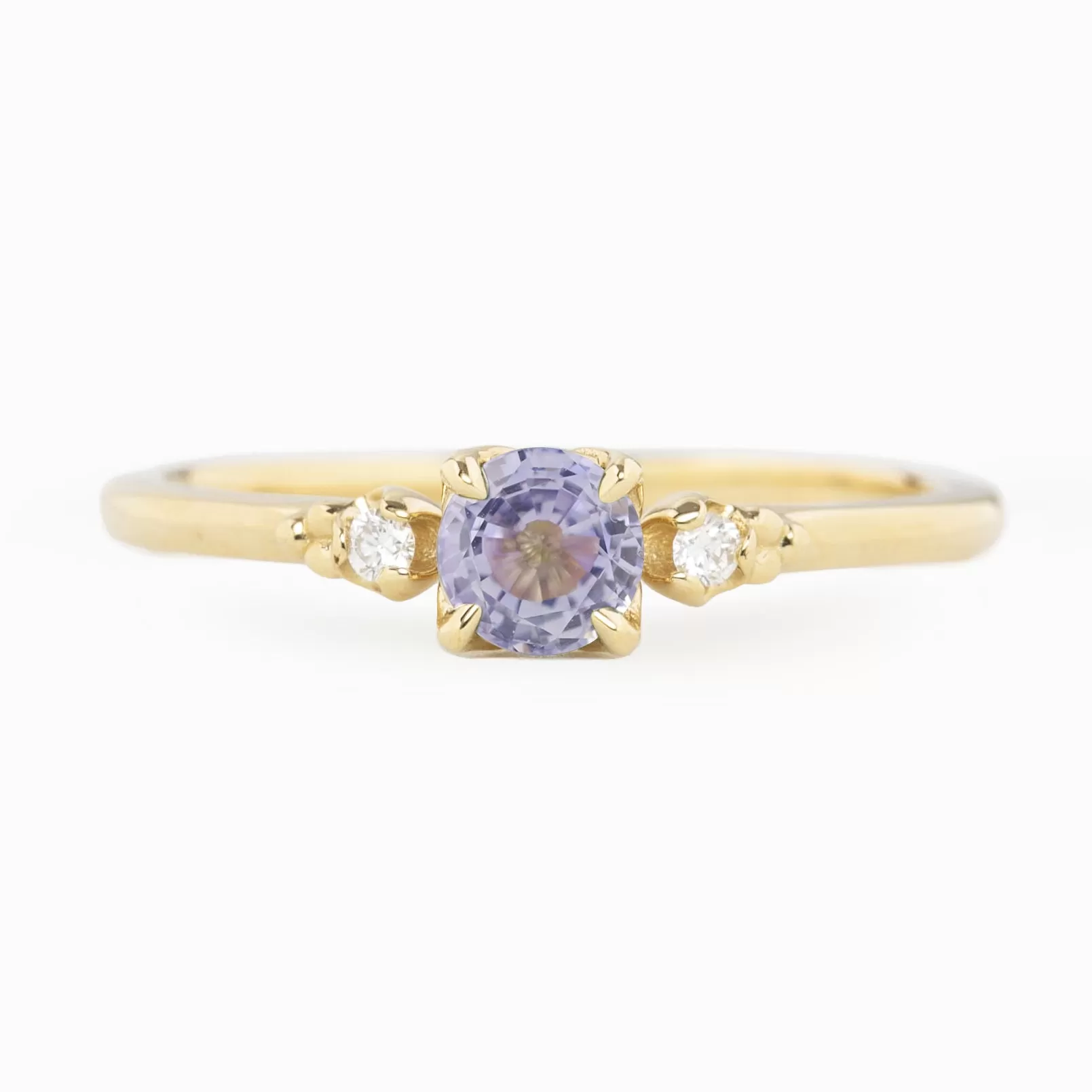 Estel Ring 4.5mm Blue Ceylon Sapphire