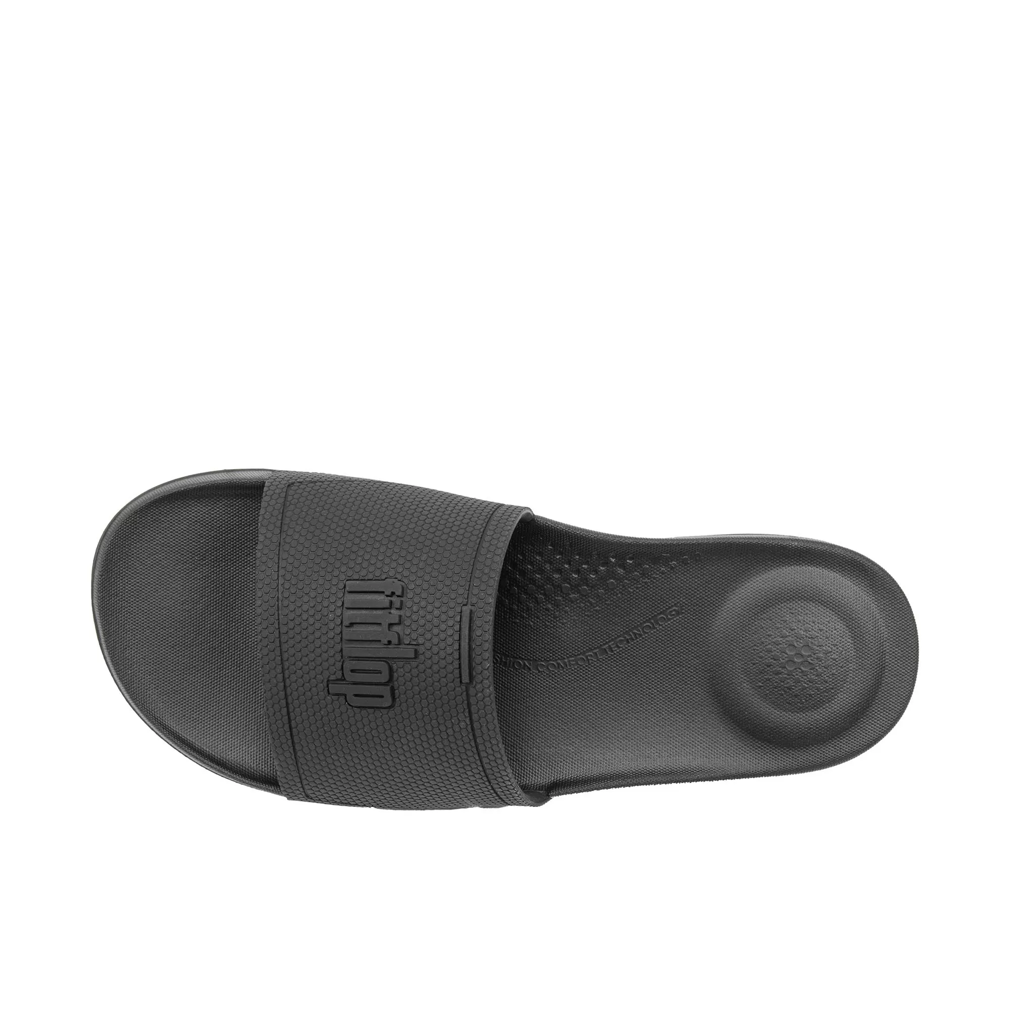 FitFlop Womens iQushion Slides  All Black