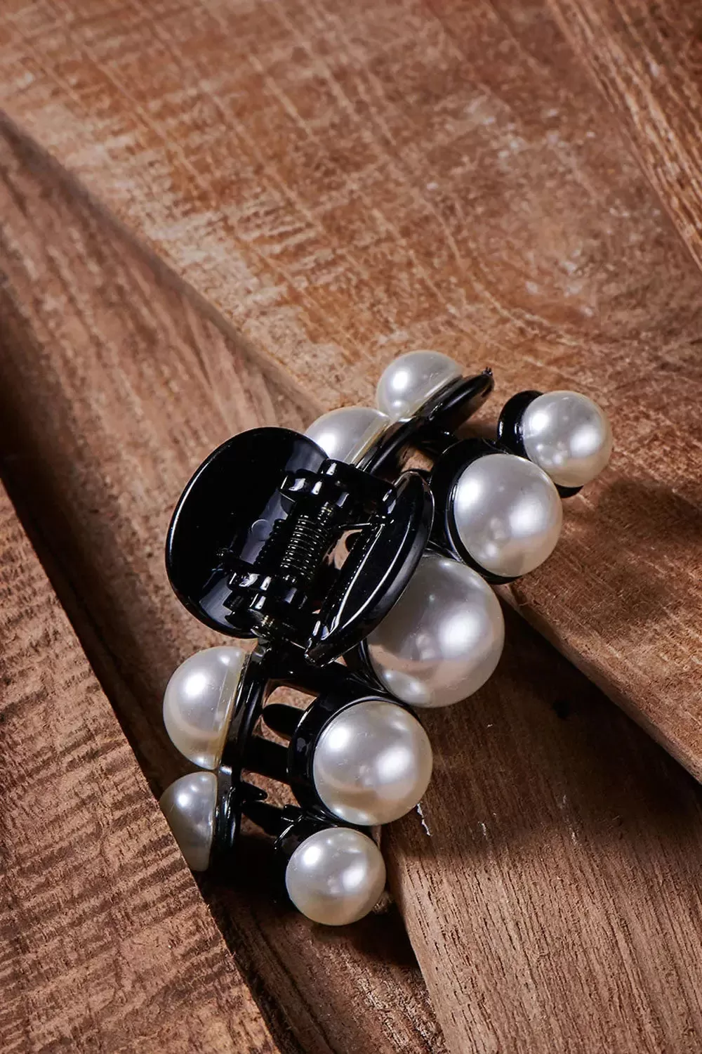 Five Faux Pearl Clip for Womens