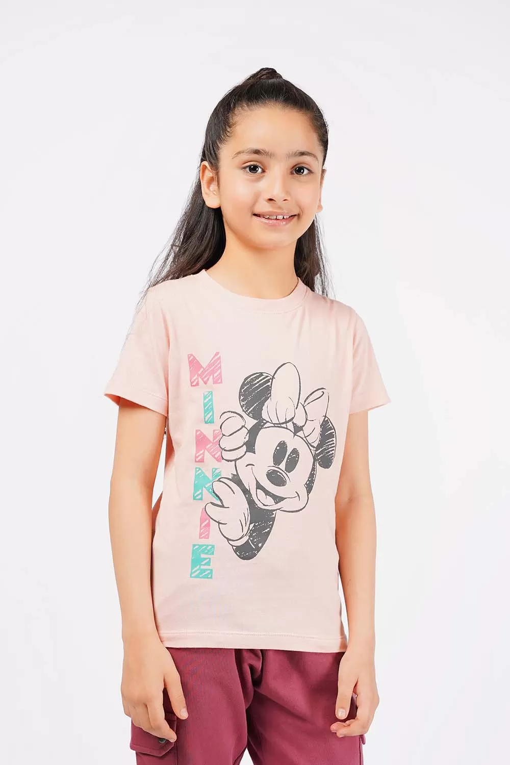 Girl's Short Sleeves Graphics Tee