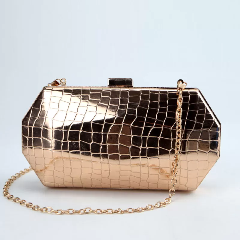 Glamour Metallic Mystique Clutch Bags