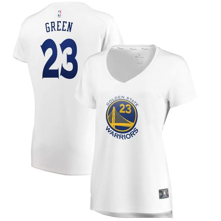 Golden State Warriors Draymond Green Fanatics Branded Fast Break Player Association Jersey Womens - White | Ireland A0753Z9