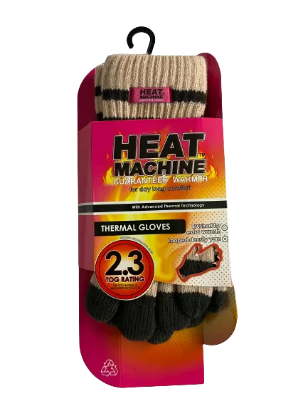 Heat Machine Ladies Thermal Insulated Gloves code 3066 - One Size