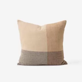 Henri Handwoven Linen Cushion (Multi) - 50 x 50 cm