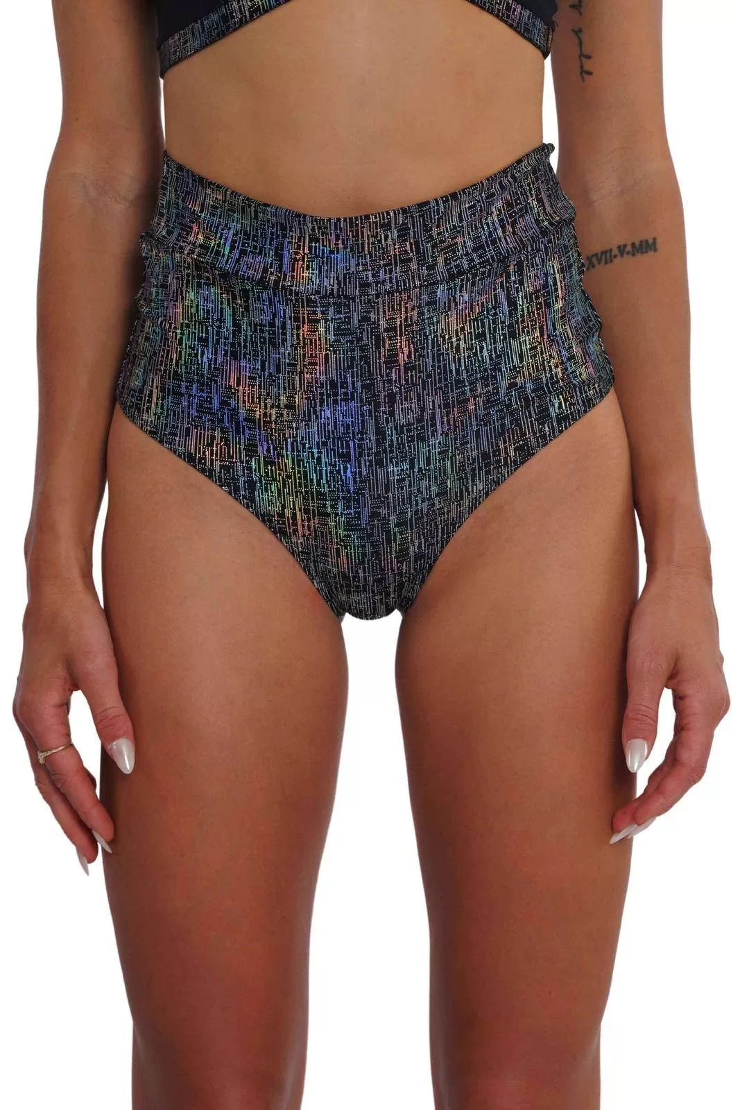 High Waisted Hot Pants - Matrix