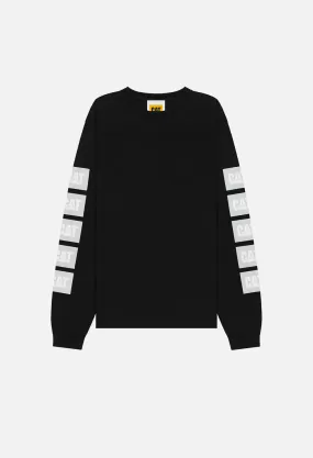 JE X CAT Reflect LS University Tee / Black