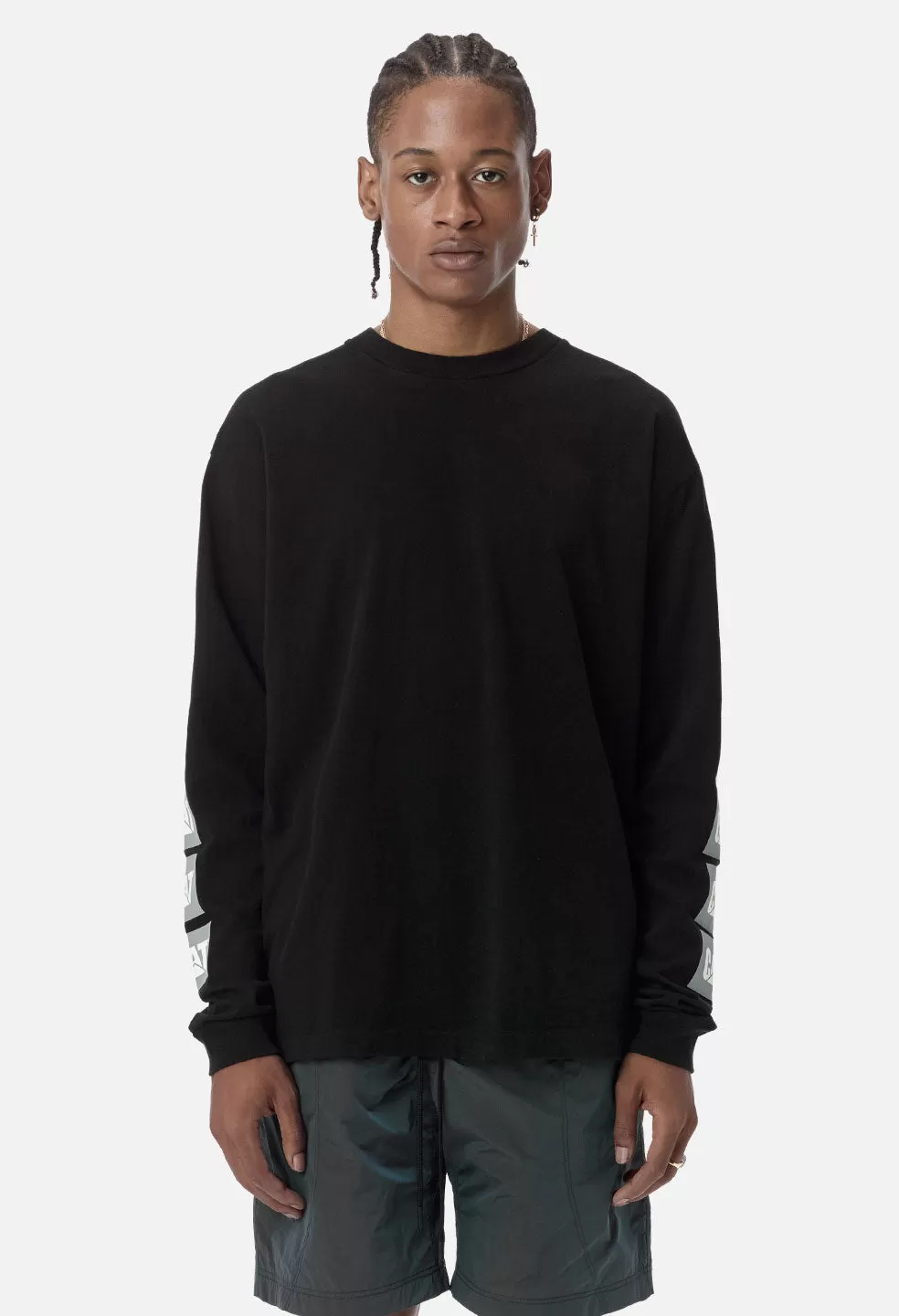 JE X CAT Reflect LS University Tee / Black