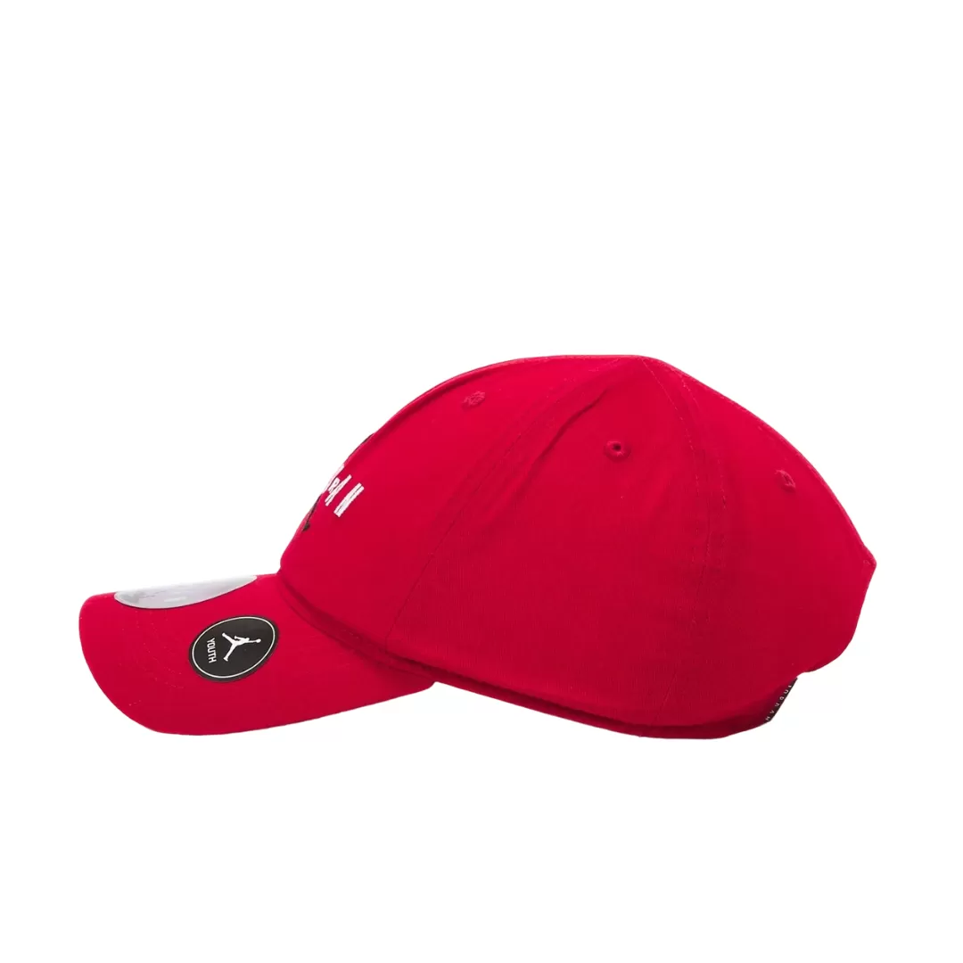 Jordan cap with curved visor for boys Brim Adjustable 9A0569-R78 red