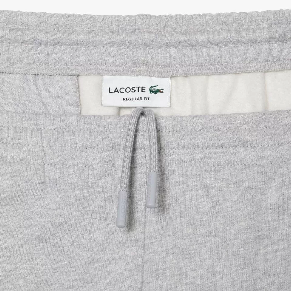 Lacoste Organic Brushed Cotton Fleece Shorts (Grey Chine) GH9627-51